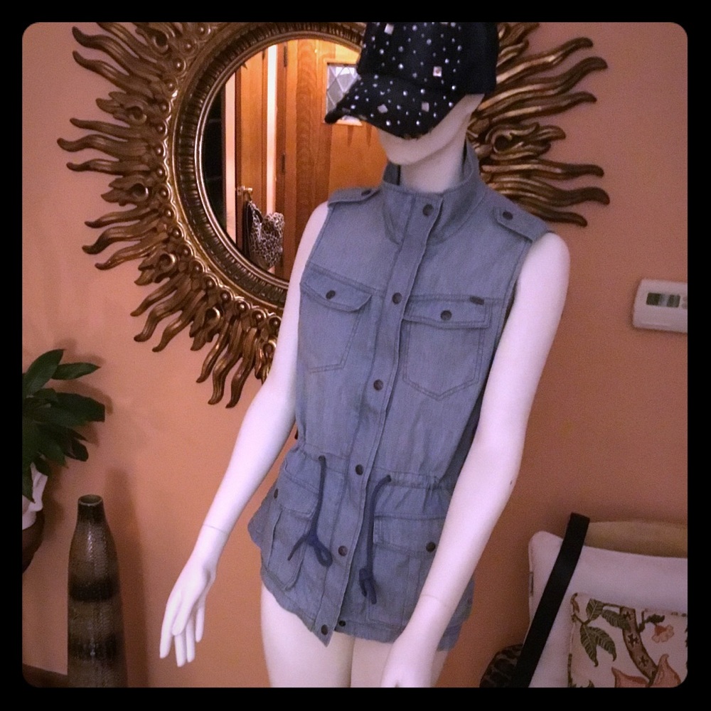 Denim vest